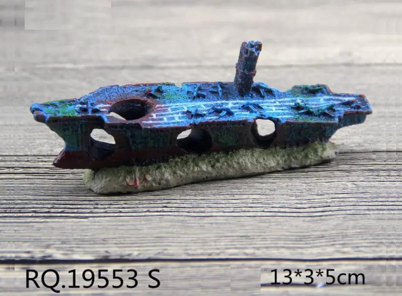 Fish Tank Decoration / Aquarium Ornament, Aircraft Carrier Wreck (SMALL) by dealonline.co.nz