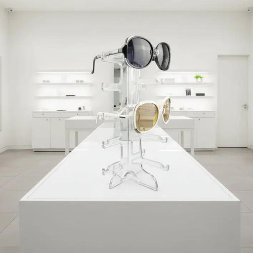 Display Unit Stand 5 Pairs Sunglasses Acrylic Glasses Retail Shop Holder by dealonline.co.nz