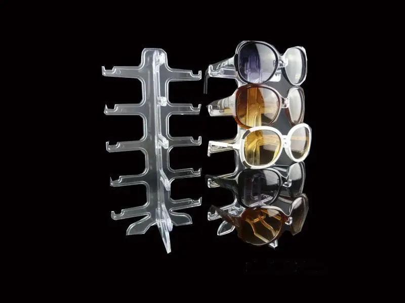 Display Unit Stand 5 Pairs Sunglasses Acrylic Glasses Retail Shop Holder by dealonline.co.nz