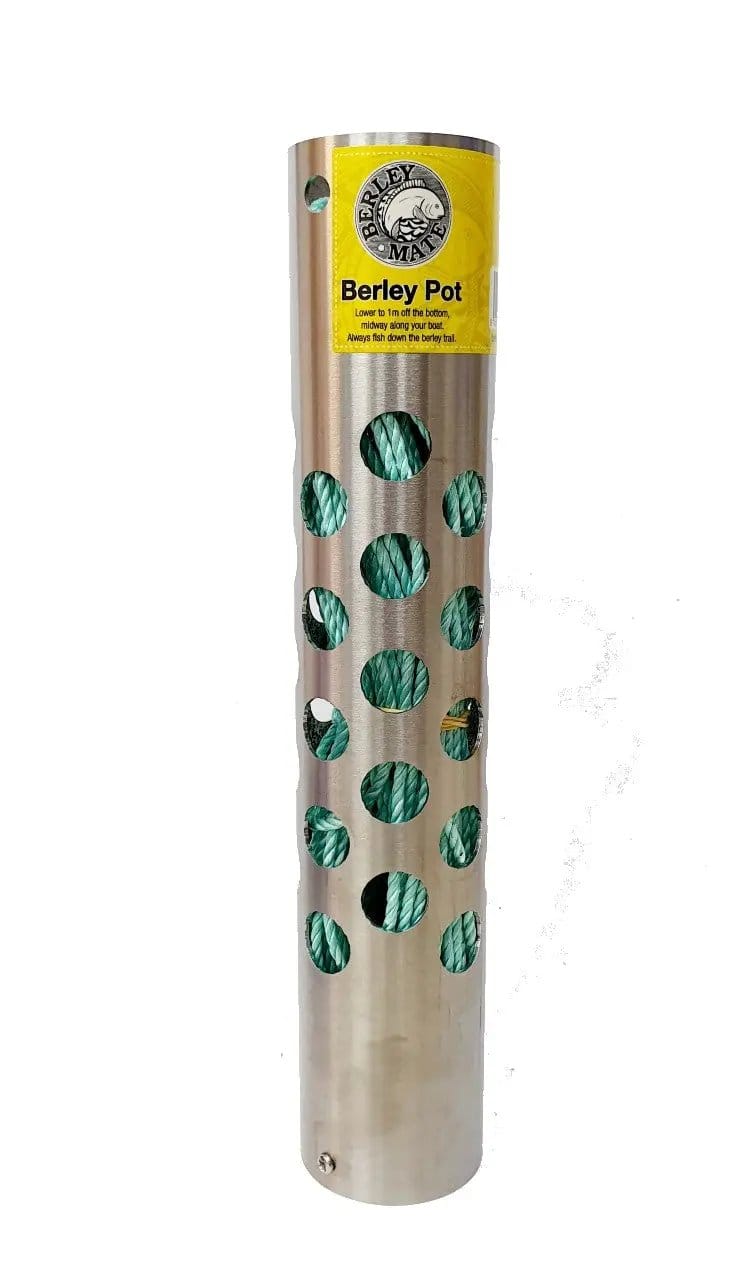 Berley Mate Weighted Pot - Stainless Steel with Rope by NZ Diver