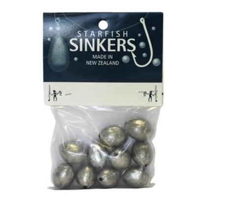 Fishing and Leisure SINKERS Egg Sinkers size 5 Medium Bags (10 per pack) Egg Sinkers Size 5 Fishing And Leisure Pack Of 10