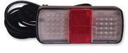 Trojan trailer lights Rectangular LED Multi Volt Submersible Combination Light Kit  T371071 Trojan Rectangular LED Submersible Light Kit T371071