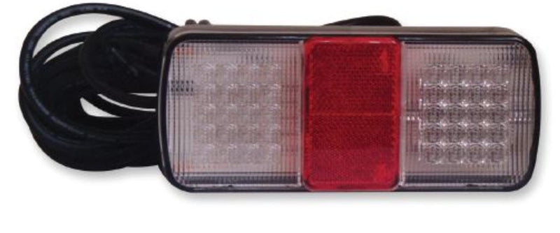 Trojan trailer lights Rectangular LED Multi Volt Submersible Combination Light Kit  T371071 Trojan Rectangular LED Submersible Light Kit T371071