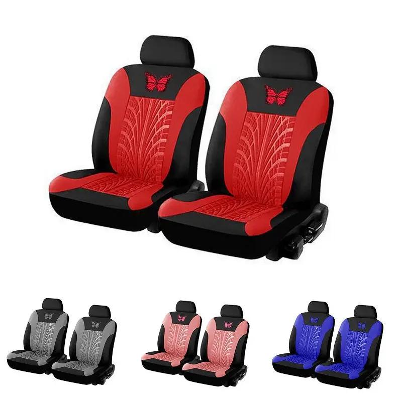 Car Seat Cover 2 Front Seater Protector Polyester by dealonline.co.nz