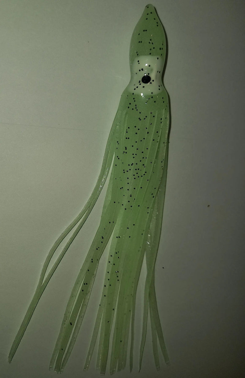 15cm Octopus Luminous Skirts ( Pack of 5) by NZ Diver