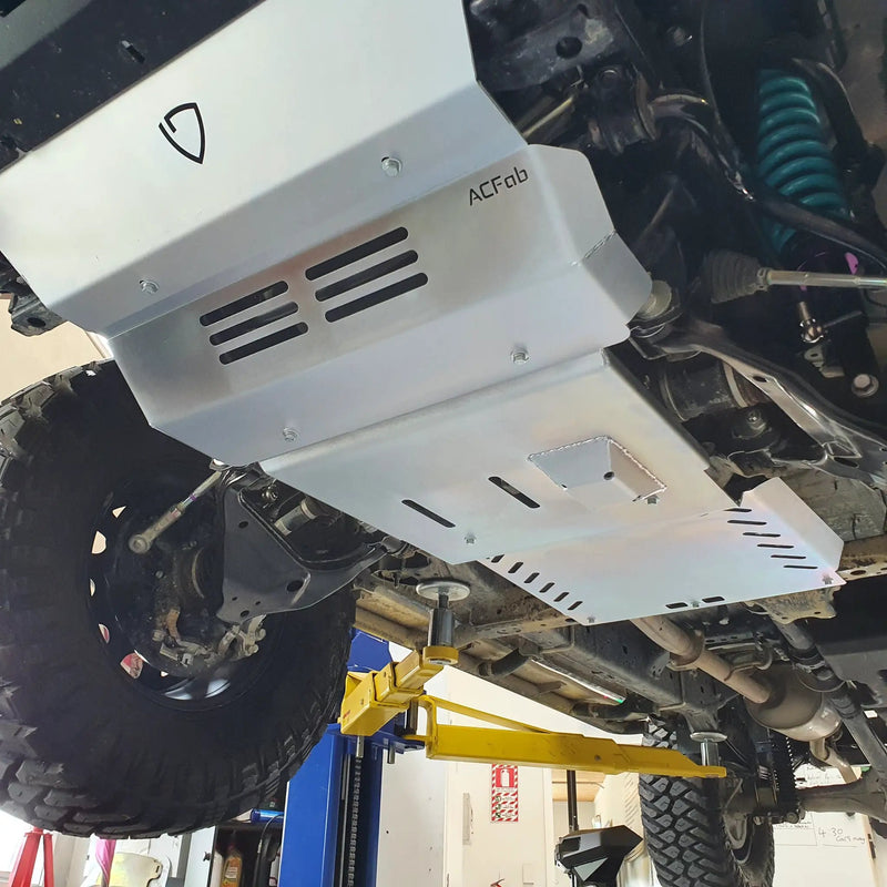 Toyota Hilux 2015 - current N80 GUN GR Bash Plates suit Diff Drop by ACFab