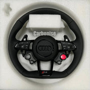 Audi Steering Wheel (Perforated Leather) R8 Style #01 by CARBONISE