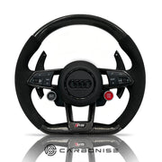 Audi Steering Wheel (Carbon Fiber+Alcantara) R8 Style #05 by CARBONISE