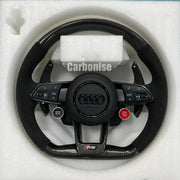 Audi Steering Wheel (Carbon Fiber+Alcantara) R8 Style #05 by CARBONISE