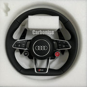 Audi Steering Wheel (Perforated Leather +Leather) R8 Style #02 by CARBONISE