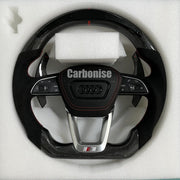 Audi Steering Wheel (Carbon Fiber +Alcantara) #21 by CARBONISE
