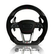 Audi Steering Wheel (Carbon Fiber +Alcantara) #21 by CARBONISE