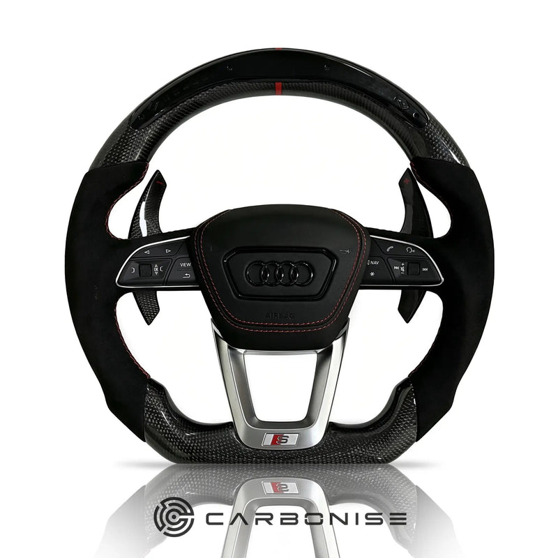 Audi Steering Wheel (Carbon Fiber +Alcantara) #21 by CARBONISE