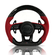 Audi Steering Wheel (Carbon Fiber +Alcantara) #05 by CARBONISE