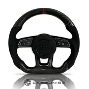 Audi Steering Wheel (Carbon Fiber +Alcantara) #06 by CARBONISE