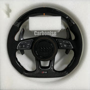 Audi Steering Wheel (Carbon Fiber+Alcantara) #07 by CARBONISE