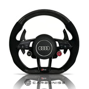 Audi Steering wheel (Carbon Fiber+Alcantara) R8 Style #04 by CARBONISE