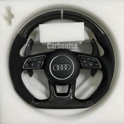 Audi Steering Wheel (Carbon Fiber +Alcantara) #11 by CARBONISE