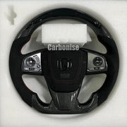 Honda Steering Wheel (Carbon Fiber+Alcantara) @1 by CARBONISE