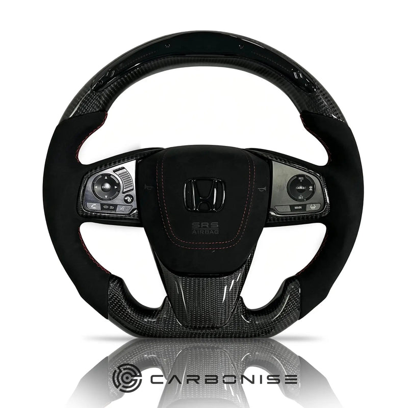 Honda Steering Wheel (Carbon Fiber+Alcantara) @1 by CARBONISE