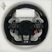 Audi Steering Wheel (Carbon Fiber+Alcantara) R8 Style #10 by CARBONISE