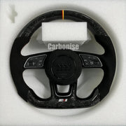 Audi Steering Wheel (Forged Carbon Fiber+Alcantara) #15 by CARBONISE