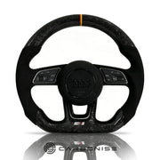 Audi Steering Wheel (Forged Carbon Fiber+Alcantara) #15 by CARBONISE