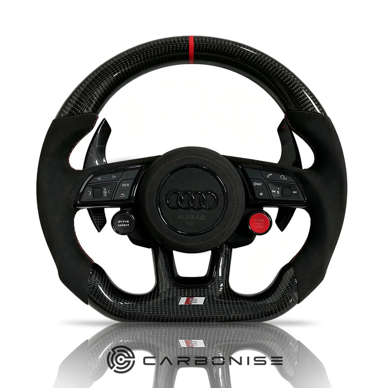 Audi Steering Wheel (Carbon Fiber+Alcantara) #16 by CARBONISE