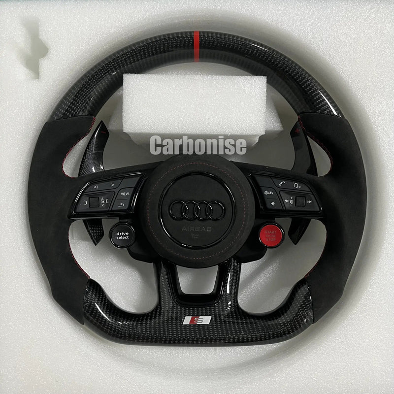 Audi Steering Wheel (Carbon Fiber+Alcantara) #16 by CARBONISE