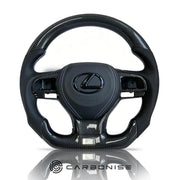 Lexus LX/RC/IS Steering Wheel (Carbon Fiber+Perforated Leather) @1 by CARBONISE