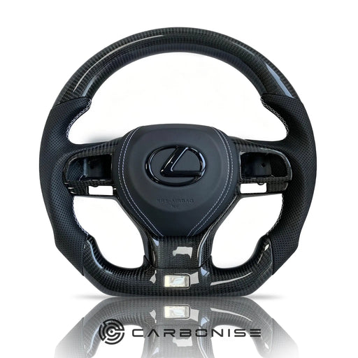Lexus LX/RC/IS Steering Wheel (Carbon Fiber+Perforated Leather) @1 by CARBONISE