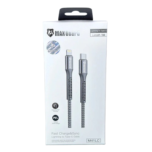 Maxguard 1m 20W Type-C to Lightning cable M41LC by 9eight5