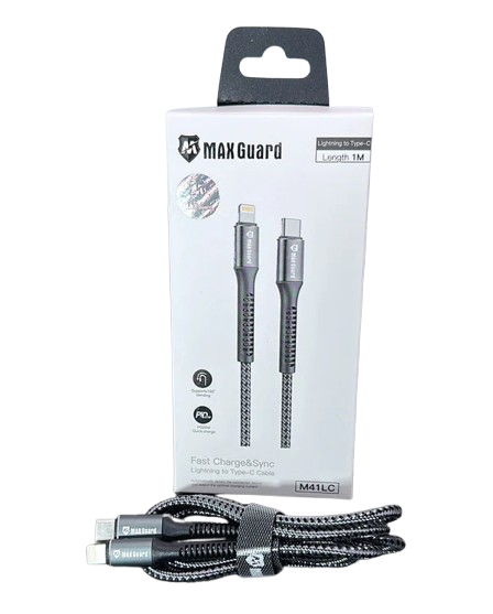 Maxguard 1m 20W Type-C to Lightning cable M41LC by 9eight5
