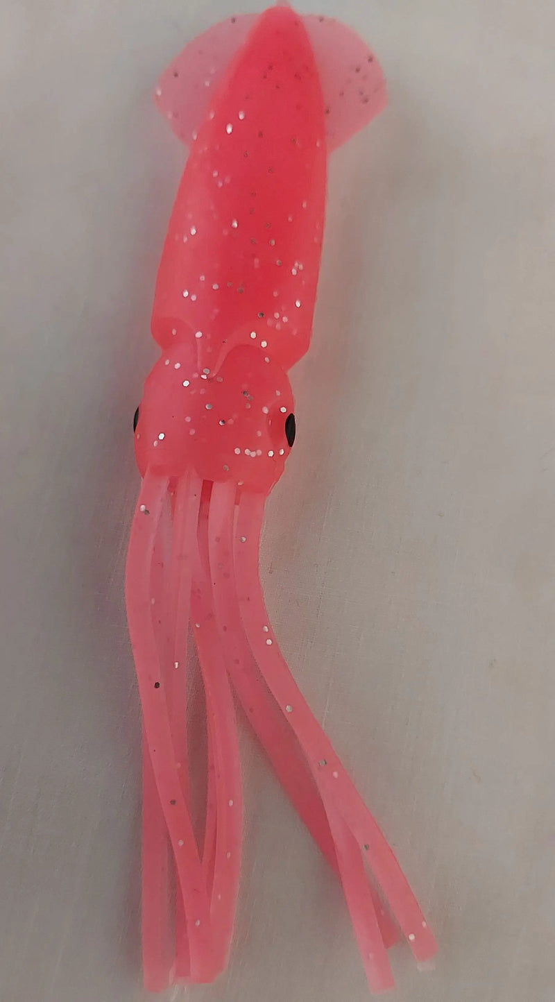Yellow 12.5cm Lumo Coloured Fishing Octopus Skirts (Pkt of 3) by NZ Diver