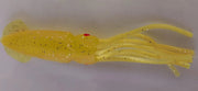 Yellow 12.5cm Lumo Coloured Fishing Octopus Skirts (Pkt of 3) by NZ Diver