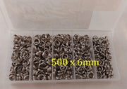 6mm Split Rings Value Pack of 500 - MeanFish by NZ Diver