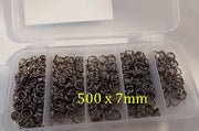 7mm Split Rings Value Pack of 500 - MeanFish by NZ Diver