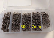 7mm Split Rings Value Pack of 500 - MeanFish by NZ Diver