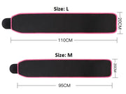 WAIST TRIMMER Women Men Fat Burner Belt Weight Loss Sweat Slim Wrap Body Shaper by dealonline.co.nz
