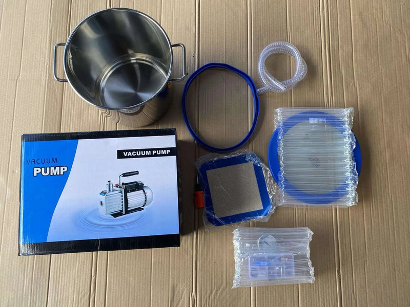 12L Degassing Vacuum Chamber Pump Remove Air/Bubble From Resin And Silicone Systems by Resin Art NZ