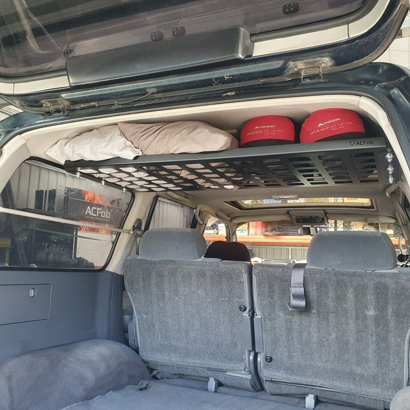 Toyota Landcruiser 80 series Rear Cargo Shelf by ACFab