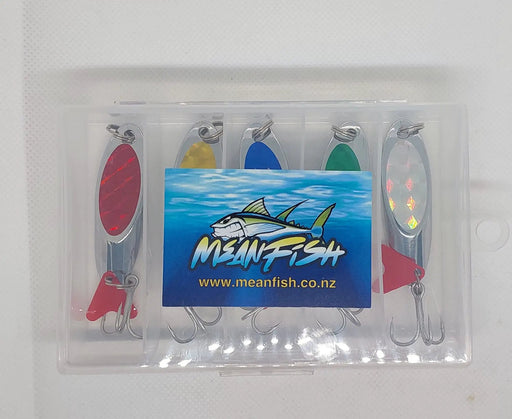 Kahawai Lures 5 x 21 Grams with TackleBox by NZ Diver