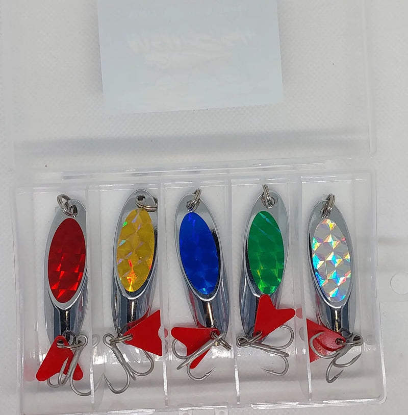 Kahawai Lures 5 x 21 Grams with TackleBox by NZ Diver