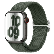 Apple Watch Braided Nylon Band – Adjustable Buckle, Lightweight & Stretchy by techplus