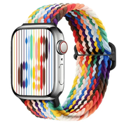 Apple Watch Braided Nylon Band – Adjustable Buckle, Lightweight & Stretchy by techplus
