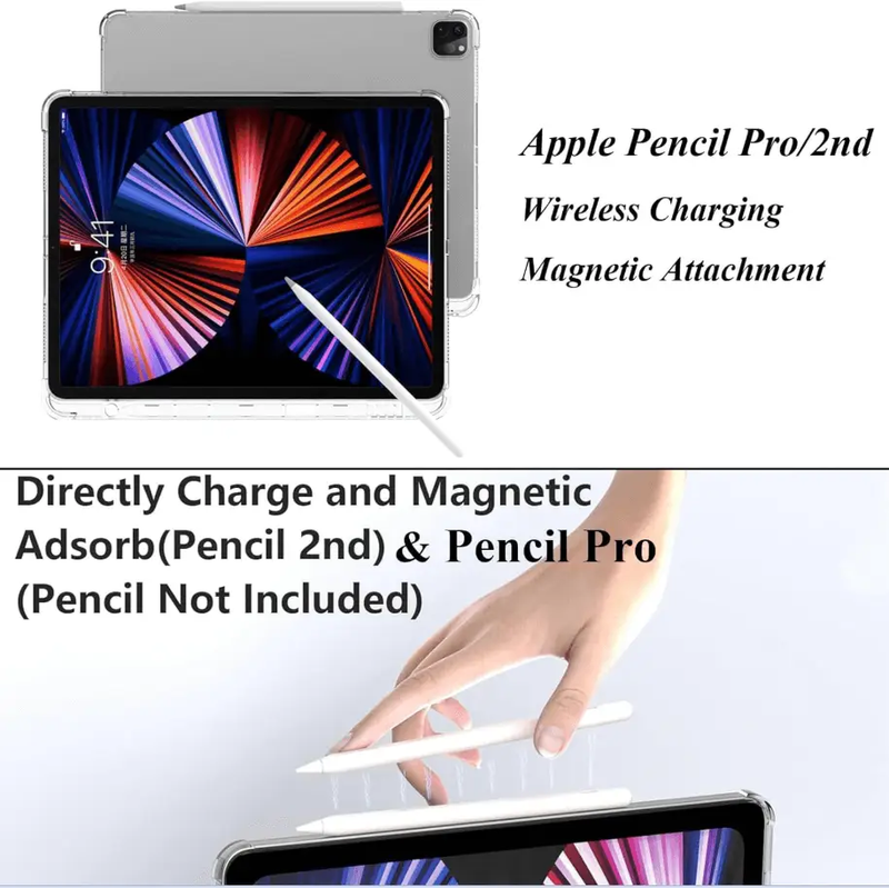 iPad Pro 11 Clear Shockproof Soft Case – 2nd/3rd/4th Gen (2020–2022) by techplus