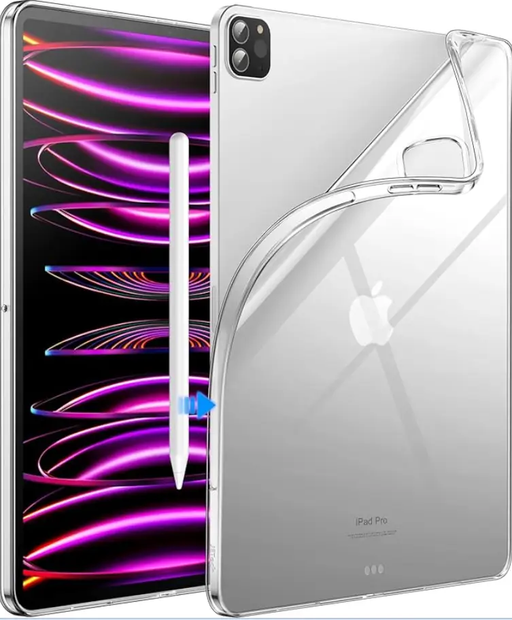 iPad Pro 12.9 Clear Shockproof Soft Case – 5th & 6th Gen (2021/2022) by techplus