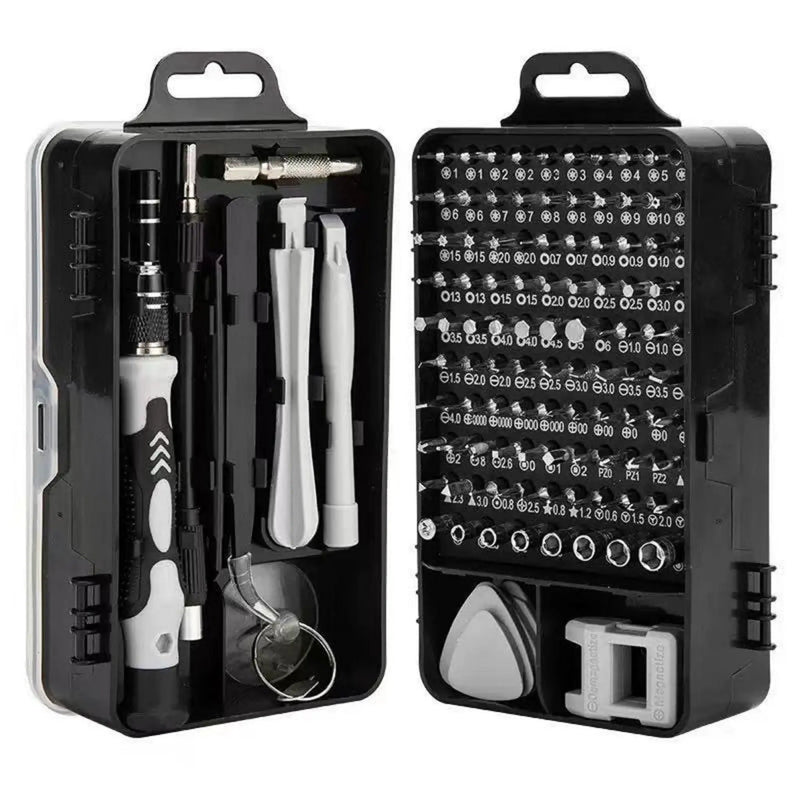 Magnetic Precision Screwdriver Set – 115 in 1 Multi Tool Kit for Electronics & DIY Repair DF5013 by ECOTREK