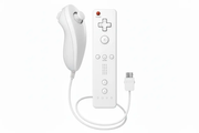 2 in 1 Wii Motion Plus Controller & Nunchuk Set – Wireless Gamepad by techplus