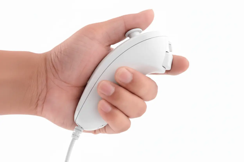 2 in 1 Wii Motion Plus Controller & Nunchuk Set – Wireless Gamepad by techplus
